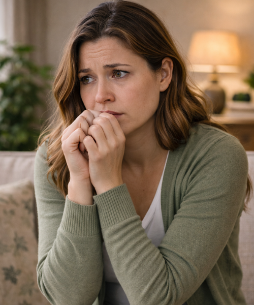 woman feeling anxious woman feeling anxious
