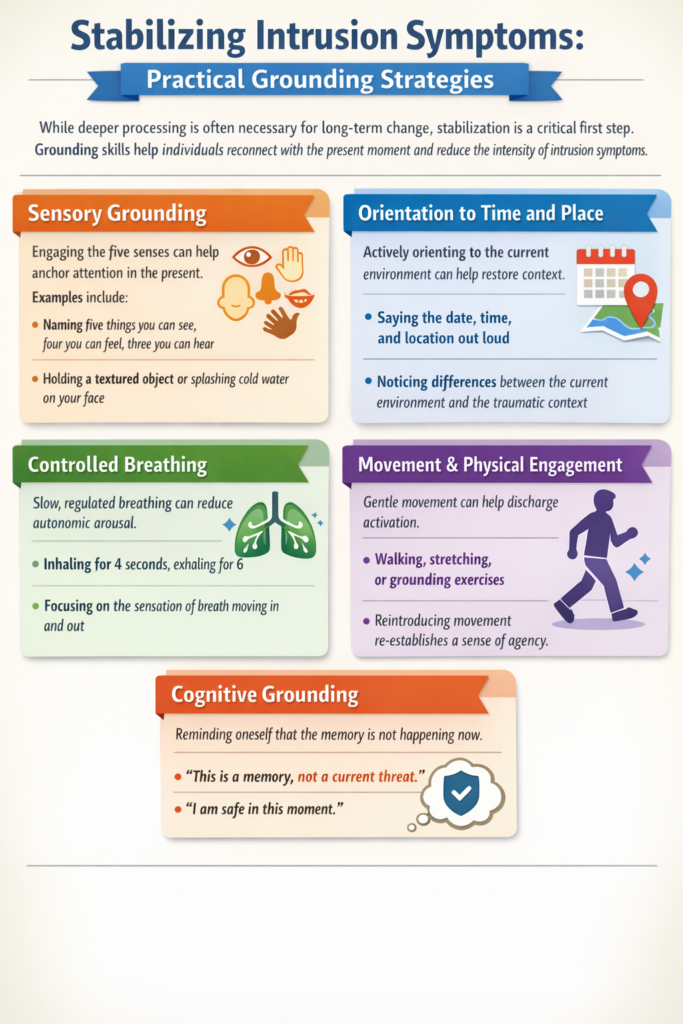 coping with intrusion symptoms